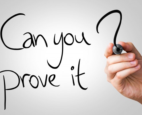 kan je het bewijzen?