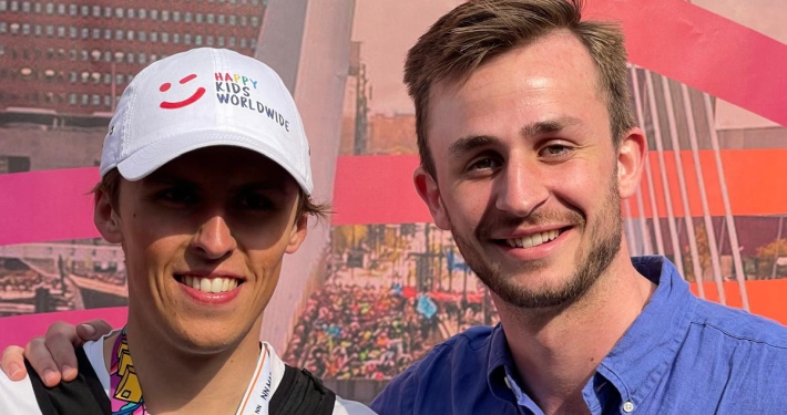 Marathon Rotterdam lopen voor Happy Kids Worldwide foundation