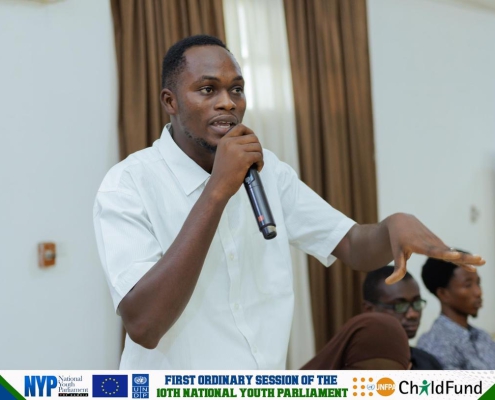 Yaya Gano - leader outreach team Gambia School of Health